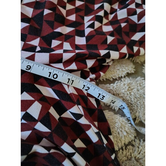 Travelers Collection By Chico's Geo Crepe Knit Ankle Pants Size 1 US M - Picture 10 of 11